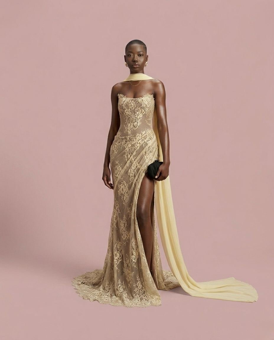 Séraphine Draped Gown